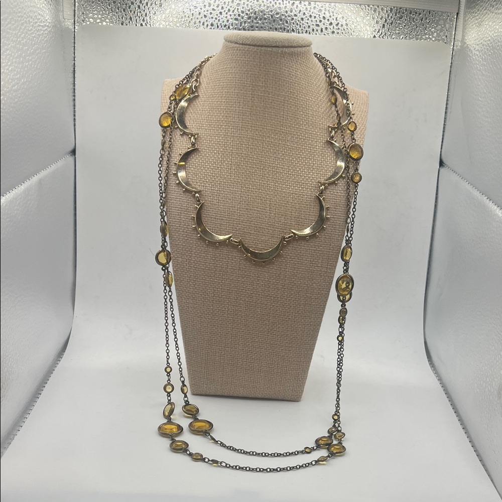 Music festival set- 2 costume jewelry necklaces.